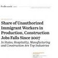 share of unauthorized immigrant workers